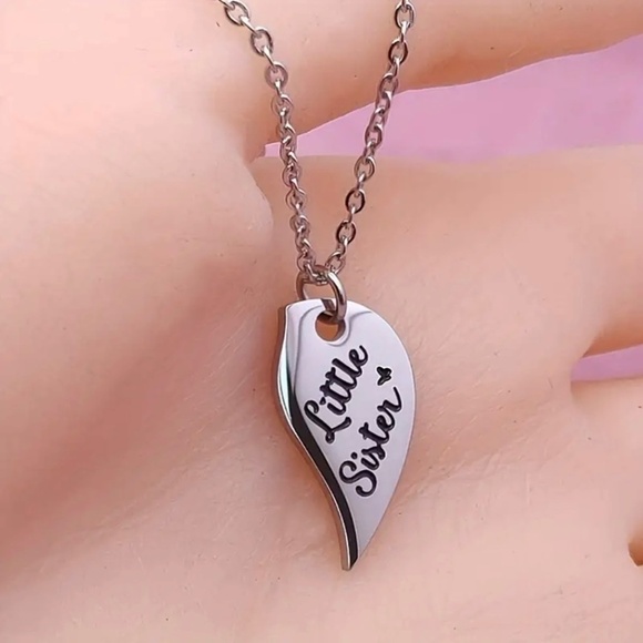 Stainless Steel Love Mother & Daughter Necklace 3pcs/Set For Sisters and Mother - Picture 5 of 7